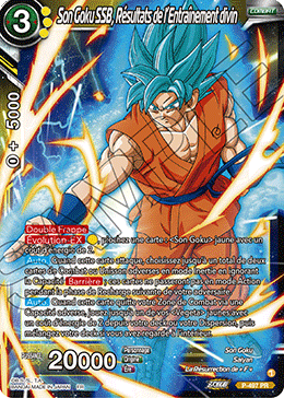Son Goku SSB, Résultats de l’Entraînement divin