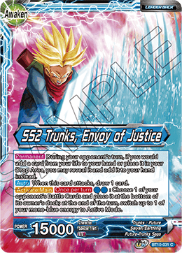SS2 Trunks, Envoy of Justice