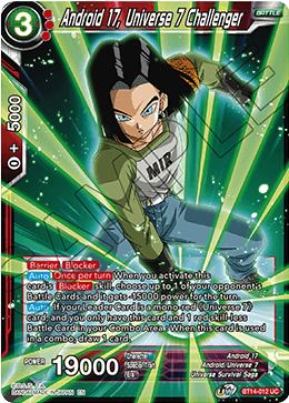 Android 17, Universe 7 Challenger