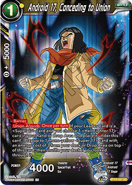 Android 17, Conceding to Union