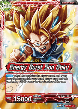 Energy Burst Son Goku