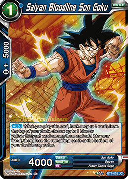 Saiyan Bloodline Son Goku