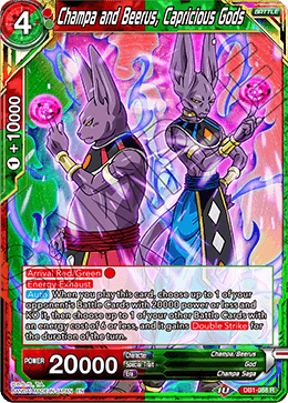 Champa and Beerus, Capricious Gods