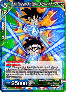 Son Goku and Son Gohan, Saiyans of Earth