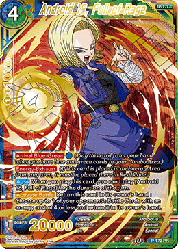 Android 18, Full of Rage