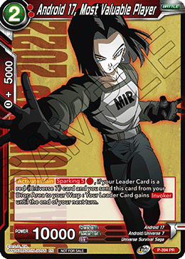 Android 17, Most Valuable Player