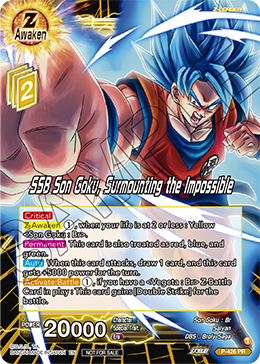 SSB Son Goku, Surmounting the Impossible