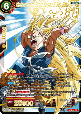 Broken Limits Super Saiyan 3 Son Goku