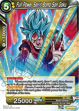 Full Power Spirit Bomb Son Goku