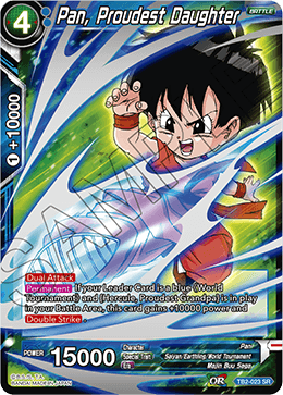 Top of His Game Son Gohan TB2-021 C Blue Common Dragonball Super 