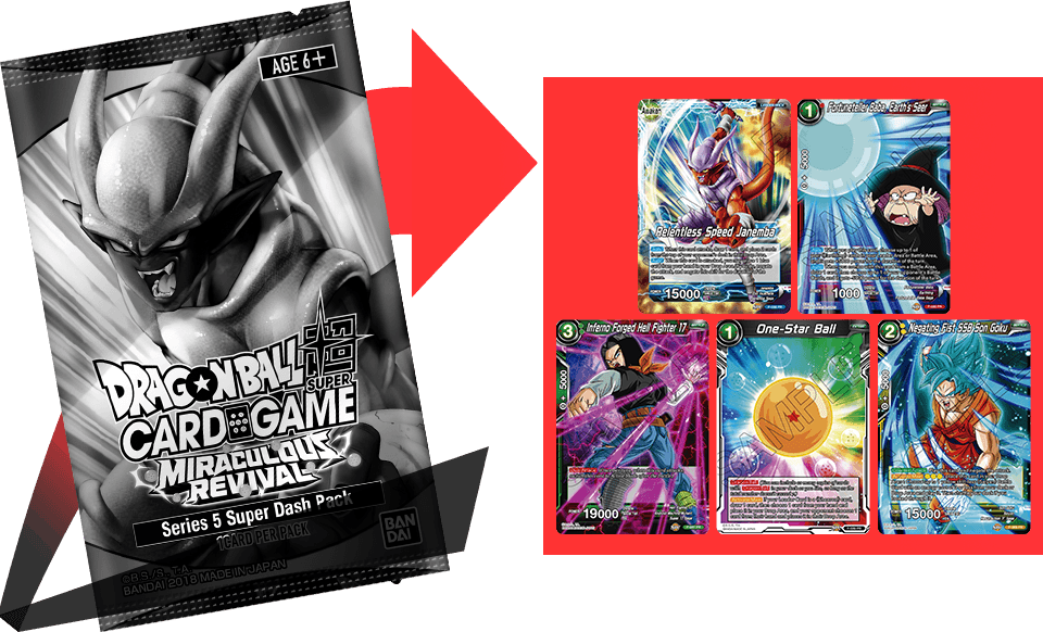 Brand New An DragonBall Super Card Game Miraculous Revival Special Pack Set 