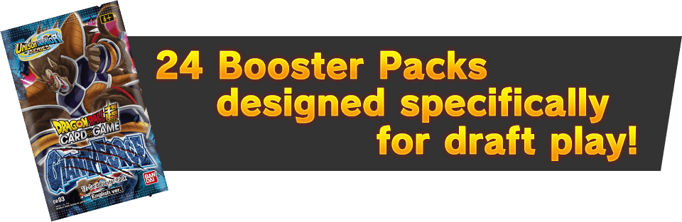 24 Booster Packs designed specifically for draft play!