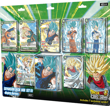 Dragon Ball Super DBS Card Game Expansion Deck Box Set 01 Mighty Heroes Sealed 