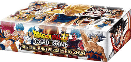 DRAGON BALL SUPER CCG SPECIAL ANNIVERSARY BOX TCG Set of 4 NEW IN-STOCK 