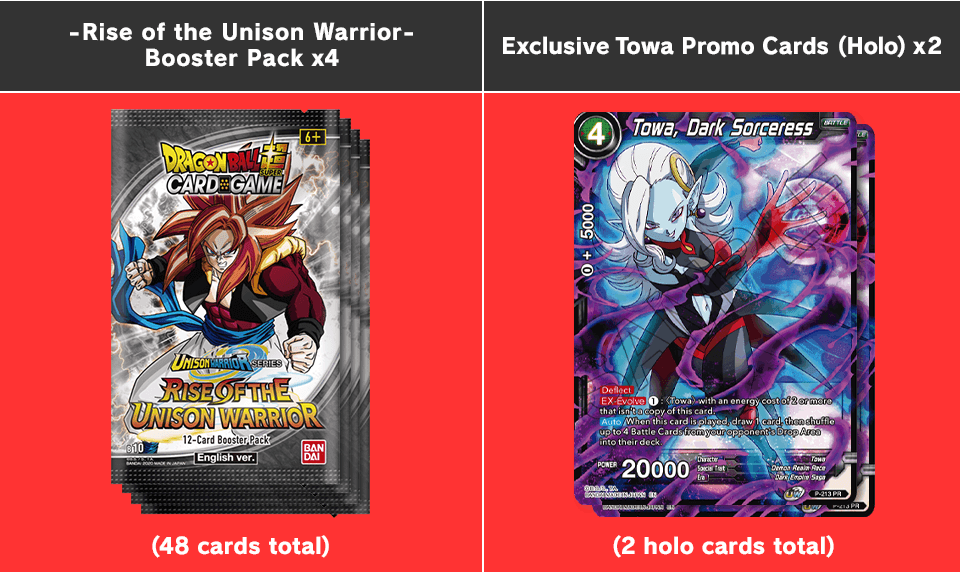 Dragon Ball Super Card Game Rise of the Unison Warrior Premium Pack Set 01 PP01 