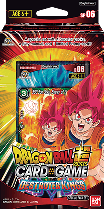 ♦ dragon ball super card game ♦ expansion set 3 boosters destroyer kings-vf/ge03 