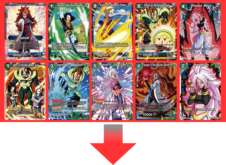 Dragon Ball Super Card Game Expert Deck Android Duality Infinite Unity XD02 