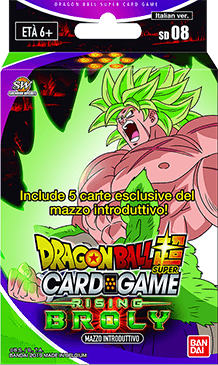Dragon Ball Super Set Introduttivo SD08 Rising Broly in Italiano
