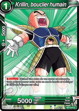 Krillin, bouclier humain