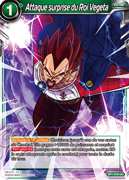 Attaque surprise du Roi Vegeta