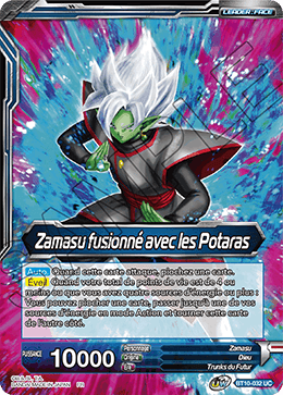 Zamasu fusionné avec les Potaras