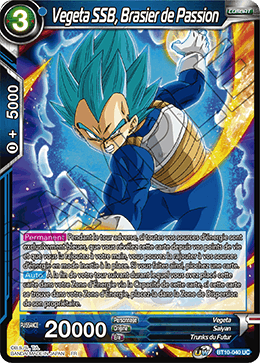 Vegeta SSB, Brasier de Passion