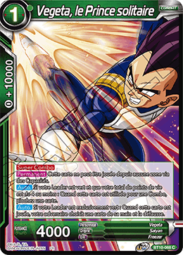 Vegeta, le Prince solitaire