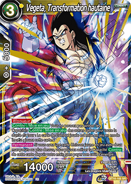 Vegeta, Transformation hautaine