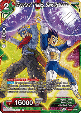 Vegeta et Trunks, Sans Retenue