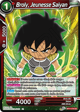 Broly, Jeunesse Saiyan