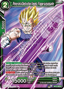 Prince de la Destruction Vegeta, Frappe surpuissante