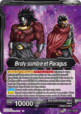 Broly sombre et Paragus