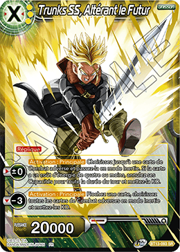 Trunks SS, Altérant le Futur