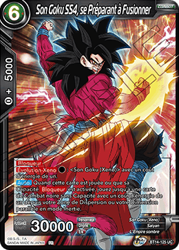 Son Goku SS4, se Préparant à Fusionner