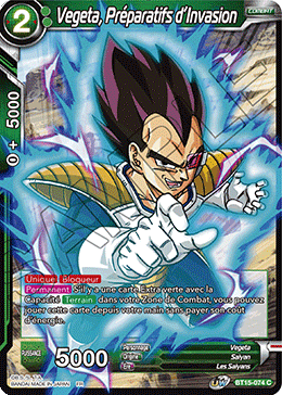 Vegeta, Préparatifs d’Invasion