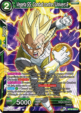 Vegeta SS, Combat contre l’Univers 6