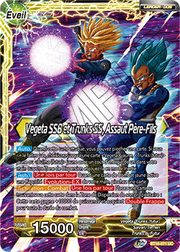 Vegeta SSB et Trunks SS, Assaut Père-Fils