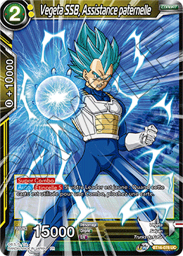 Vegeta SSB, Assistance paternelle