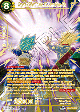 Vegeta SSB et Trunks SS, Liens Père-Fils