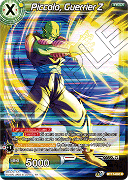 Piccolo, Guerrier Z