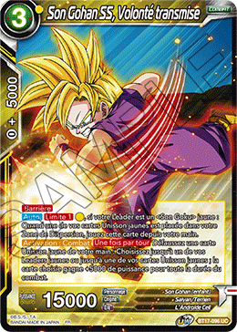 Son Gohan SS, Volonté transmise