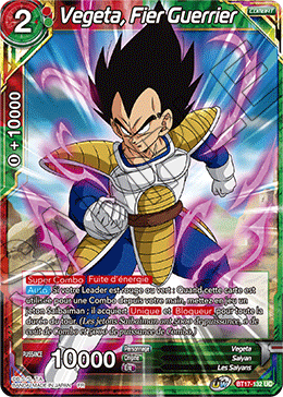 Vegeta, Fier Guerrier