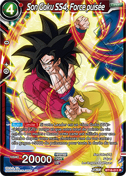 Son Goku SS4, Force puisée