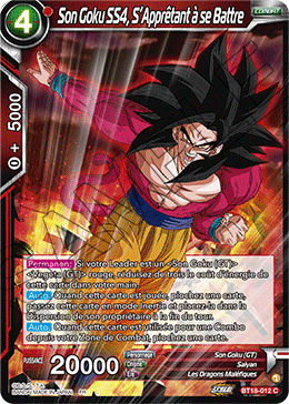 Son Goku SS4, S’Apprêtant à se Battre