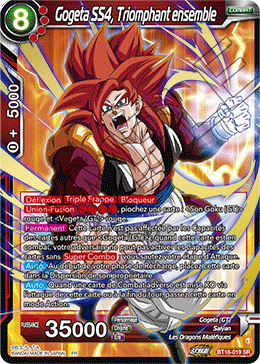 Gogeta SS4, Triomphant ensemble