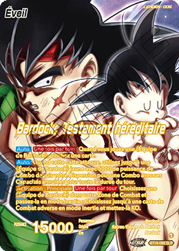 Bardock, Testament héréditaire