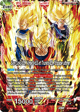 Son Goku SS, Vegeta SS et Trunks SS, l’Équipe ultime