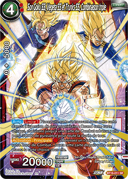 Son Goku SS, Vegeta SS et Trunks SS, Combinaison triple