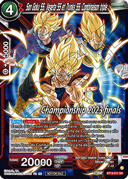 Son Goku SS, Vegeta SS et Trunks SS, Combinaison triple