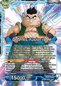 Gotenks, Fusion ratée